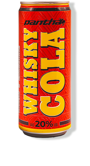 Pantha Ready to drink whisky cola and vodka energy