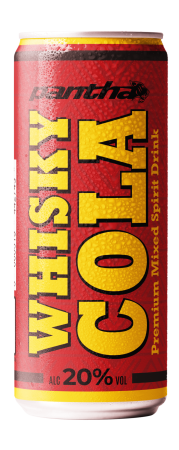 Pantha Whisky Cola 330ml ready-to-drink can – 20% ABV