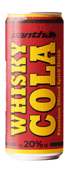 Pantha Whisky Cola 330ml ready-to-drink can – 20% ABV